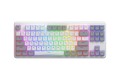 HATOR Rockfall 3 TKL Wireless klawiatura Uniwersalne USB + RF Wireless + Bluetooth QWERTY Angielski Biały - 2986735