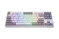 HATOR Rockfall 3 TKL Wireless klawiatura Uniwersalne USB + RF Wireless + Bluetooth QWERTY Angielski Biały - 2986745