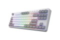 HATOR Rockfall 3 TKL Wireless klawiatura Uniwersalne USB + RF Wireless + Bluetooth QWERTY Angielski Biały - 2986737