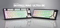 HATOR Skyfall 65 MAG ULTRA 8K klawiatura Gaming USB QWERTY US English Czarny, Biały - 2986547