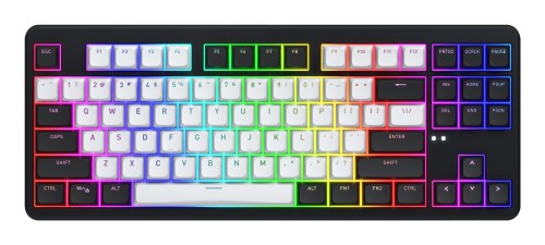 Klawiatura dla graczy Hator Rockfall 3 TKL Wireless mechaniczna czarna (klawisze czarno-białe) - 2986764