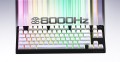 HATOR Skyfall 80 MAG ULTRA 8K klawiatura Gaming USB QWERTY US English Czarny, Biały - 2986630