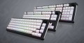 HATOR Skyfall Wireless 65 klawiatura Gaming USB + RF Wireless + Bluetooth QWERTY US English Czarny, Biały - 2986862