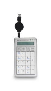 BakkerElkhuizen S-board 840 Numeric klawiatura numeryczna PC USB Jasny Szary, Biały