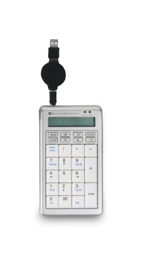 BakkerElkhuizen S-board 840 Numeric klawiatura numeryczna PC USB Jasny Szary, Biały - 2986970