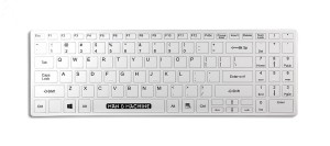 Baaske Medical 2010971 klawiatura Medyczna USB QWERTY Niemiecki Biały