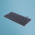 R-Go Tools Ergonomiczna R-Go Compact Break klawiatura, z oprogramowaniem do robienia przerw, QWERTY (UK), przewodowa, czarna - 2987009