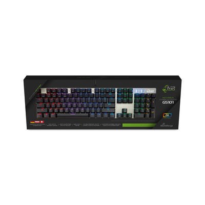 MediaRange MRGS101 klawiatura Gaming USB QWERTZ Niemiecki Czarny, Srebrny - 2986968