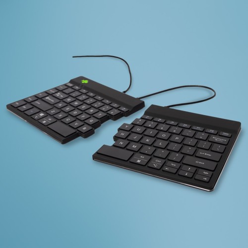 R-Go Tools Ergonomiczna klawiatura R-Go Split Break v2 z oprogramowaniem break, QWERTY_US, przewodowa, czarna - 2987069