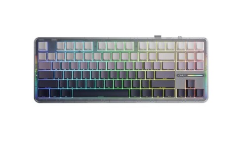 Klawiatura gasket F87 Gradient Grey SpaceCrystal switch RGB AULA - 3011231