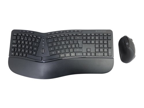 Conceptronic ORAZIO02PT klawiatura Dołączona myszka Biuro RF Wireless QWERTY Portugalski Czarny - 2987184