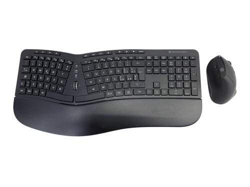 CONCEPTRONIC Klawiatura+Mysz Bezprzewodowa ERGO Layout IT - 2987205