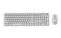 GEMBIRD BEZPRZEWODOWY ZESTAW KLAWIATURY + MYSZ SILENT KEY PRO BUSINESS, BIAŁY, UKŁAD RU - 2987232