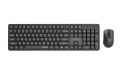 GEMBIRD BEZPRZEWODOWY ZESTAW KLAWIATURY +MYSZ SILENT KEY PRO BUSINESS, CZARNY, UKŁAD RU - 2987222