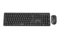 GEMBIRD BEZPRZEWODOWY ZESTAW KLAWIATURY +MYSZ SILENT KEY PRO BUSINESS, CZARNY, UKŁAD RU - 2987223