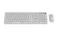GEMBIRD BEZPRZEWODOWY ZESTAW KLAWIATURY + MYSZ SILENT KEY PRO BUSINESS, BIAŁY, UKŁAD US - 2987228