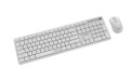 GEMBIRD BEZPRZEWODOWY ZESTAW KLAWIATURY + MYSZ SILENT KEY PRO BUSINESS, BIAŁY, UKŁAD US - 2987229