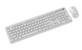 GEMBIRD BEZPRZEWODOWY ZESTAW KLAWIATURY + MYSZ SLIM PRO BUSINESS NA BIURKO,BIAŁY, UKŁAD US - 2987208