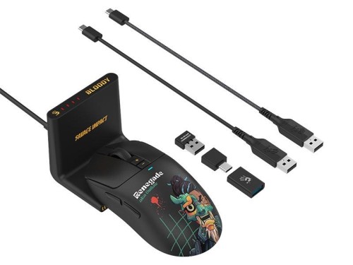 Mysz bezprzewodowa A4Tech Bloody R72 ULTRA DUO Renegade Midnight - 3011375