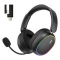Słuchawki dla graczy Hator Phoenix 2 Wireless bezprzewodowe czarne - 2988335
