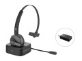 Conceptronic POLONA03BD słuchawki/zestaw słuchawkowy Bezprzewodowy Opaska na głowę Biuro/centrum telefoniczne Bluetooth Podstawka do ładowania Czarny - 2988115