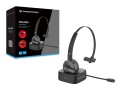 Conceptronic POLONA03BDA słuchawki/zestaw słuchawkowy Bezprzewodowy Opaska na głowę Biuro/centrum telefoniczne Bluetooth Podstawka do ładowania Czarny - 2988135