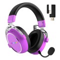 Słuchawki dla graczy Hator HYPERGANG 3 Wireless bezprzewodowe fioletowe - 2988231