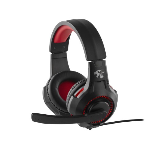 Preo 125085402 słuchawki/zestaw słuchawkowy Przewodowa Opaska na głowę Gaming Czarny, Czerwony - 3005221