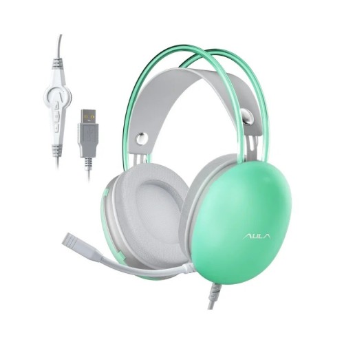 Słuchawki S505 Green AULA - 3011537
