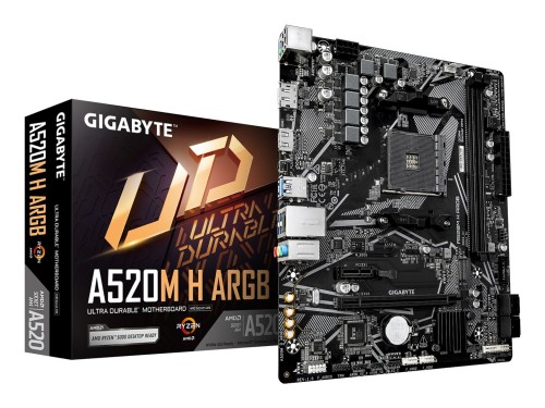 GIGABYTE A520M H ARGB płyta główna AMD A520 Socket AM4 micro ATX - 3025360