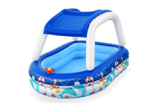 Bestway Basen Rodzinny Bestway 7' x 61" x 52"/2.13m x 1.55m x 1.32m 54370 - 2999076