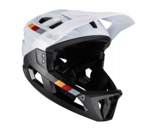 Kask rowerowy z wypinaną szczęką LEATT Helmet MTB Enduro 2.0 V23 rozmiar L (59-63cm) biały