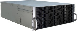 Inter-Tech 4U-4424 Rack Czarny, Srebrny