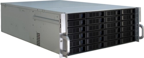 Inter-Tech 4U-4424 Rack Czarny, Srebrny - 2989703