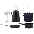 Esschert Design FF215 kampingowy przybór kuchenny Zestaw Czarny - 3005629