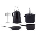 Esschert Design FF215 kampingowy przybór kuchenny Zestaw Czarny - 3005621