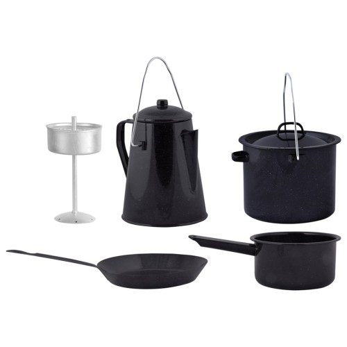 Esschert Design FF215 kampingowy przybór kuchenny Zestaw Czarny - 3005629