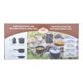 Esschert Design FF215 kampingowy przybór kuchenny Zestaw Czarny - 3005627