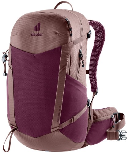Plecak turystyczny damski Deuter Futura 25 SL - cassis/ashrose - 3017864