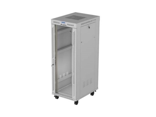 SZAFA INSTALACYJNA RACK STOJĄCA 19" 32U 600X800 SZARA DRZWI PRZESZKLONE LCD LANBERG (FLAT PACK) V2 - 3014021