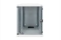 Digitus Szafa sieciowa wisząca 19" 12U rack 540x400, drzwi szyba, szary, niedzielona, niezłożona, 60kg - 3026748