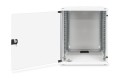 Digitus Szafa sieciowa wisząca 19" 12U rack 540x400, drzwi szyba, szary, niedzielona, niezłożona, 60kg - 3026750