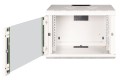 Digitus Szafa sieciowa wisząca Unique 19" 7U rack 600x450, drzwi szyba, szary, niedzielona, złożona, 100kg - 2990817