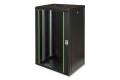 Digitus Szafa sieciowa wisząca Unique 19" 20U rack 600x450, drzwi szyba, czarny, niedzielona, złożona, 100kg - 2990834