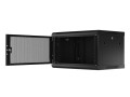 Lanberg WF01-6406-23B stojak 6U Szafa wisząca Czarny - 3005896