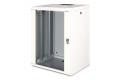 Digitus Szafa sieciowa wisząca Unique 19" 16U rack 600x450, drzwi szyba, szary, niedzielona, złożona, 100kg - 3026835