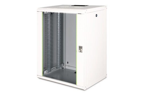 Digitus Szafa sieciowa wisząca Unique 19" 16U rack 600x450, drzwi szyba, szary, niedzielona, złożona, 100kg - 2990859