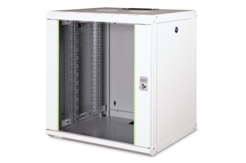 Digitus Szafa sieciowa wisząca Unique 19" 12U rack 600x450, drzwi szyba, szary, niedzielona, złożona, 100kg - 2990923