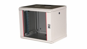 Equip EPM-09-6045-G-CBAA stojak 9U Szafa wisząca Jasny Szary