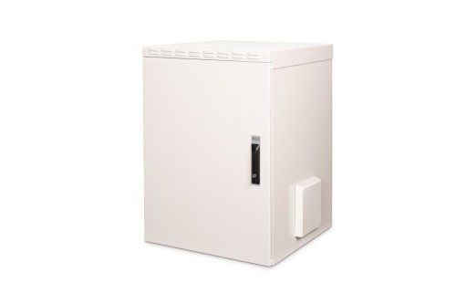 Digitus Szafa sieciowa wisząca 19" 16U rack 600x600, drzwi pełne, szary, niedzielona, złożona, IP55, 100kg - 2999354